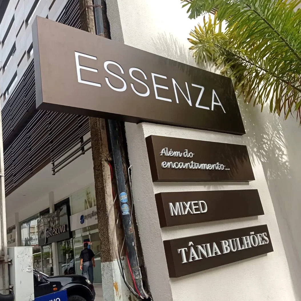 Fachada Comercial em ACM com LED